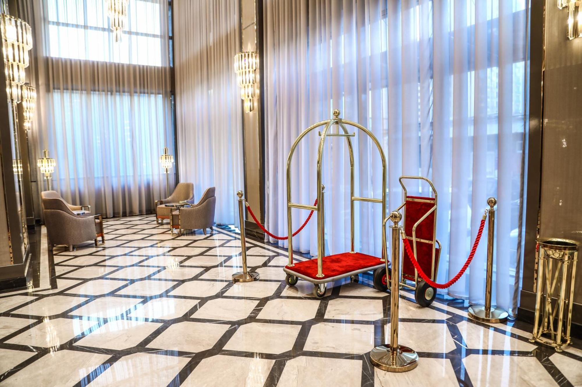 Iris Hotel Baku - Halal Hotel Bagian luar foto